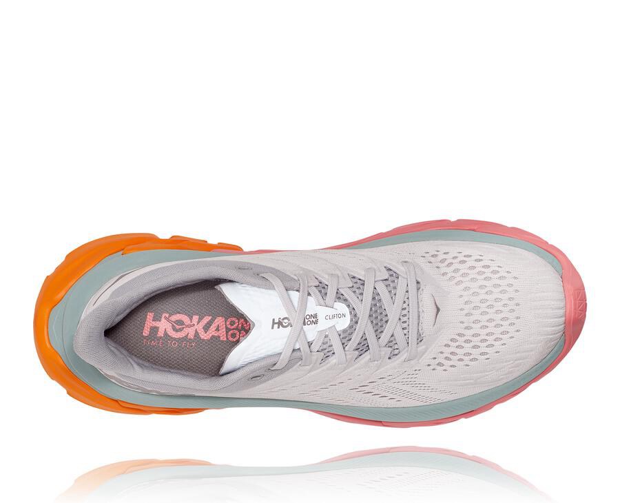 Tenis Hoka One One Hombre Blancos - Clifton Edge - SFKH46731